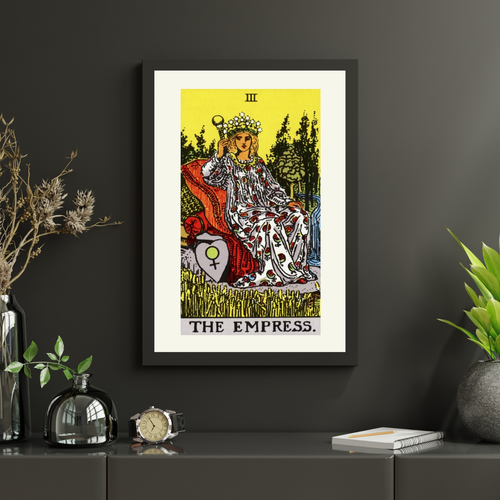 The Empress Art Nouveau Tarot Card Wall Art Print EBay the-empress-art-nouveau-tarot-card-wall-art-print-ebay