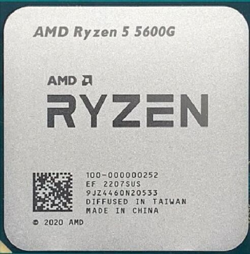CPU AMD Ryzen5 5600g AMD Ryzen 5 5600g r5-5600g CPU processor 3.9-4.4ghz 6c 16mb
