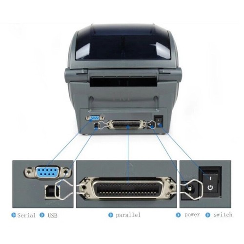 Zebra GK420T 203DPI USB Thermal Transfer Barcode Label Printer GK42-102211-000 - Picture 5 of 6