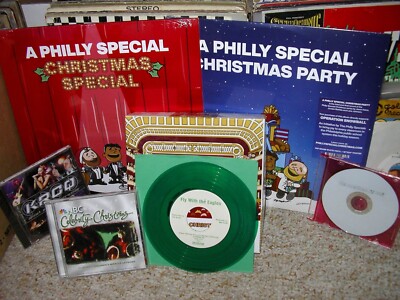 A PHILLY SPECIAL CHRISTMAS LOT 3LPs/Puzzle/Kelce 45/Fly Eagles +BONUS ITEMS READ