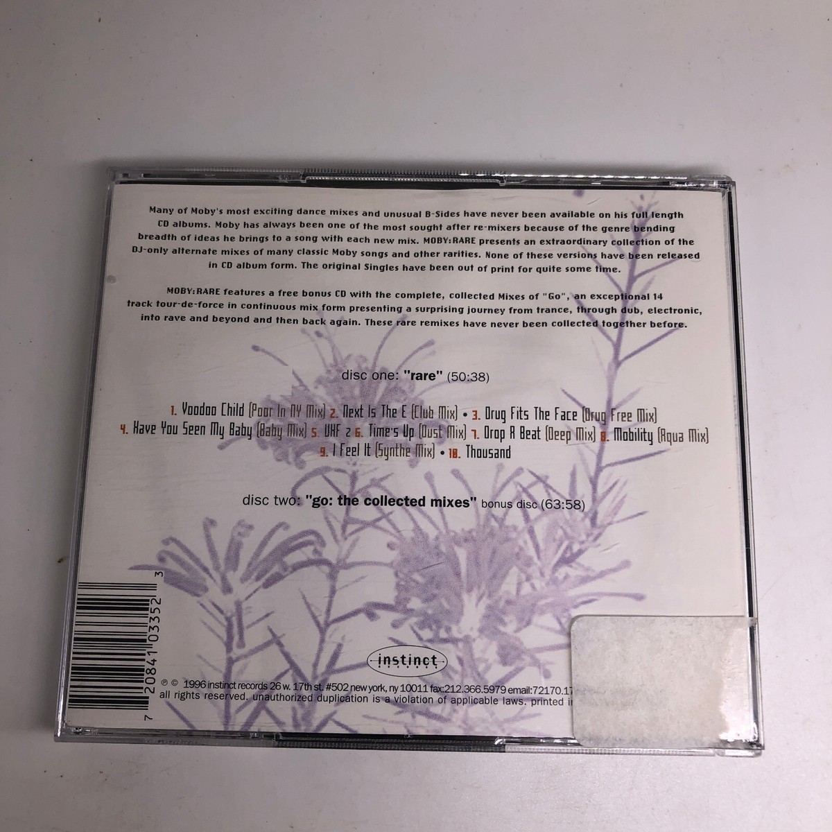 Moby singles skull モービー Moby singles skull モービー Moby Single Music CDs for sale