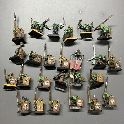 WARHAMMER Orks & Goblins Goblin Speerträger 24x / Orcs & Goblins Goblin Spearmen - Bild 1 von 4