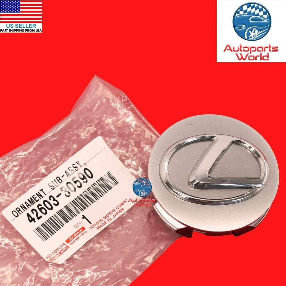 GENUINO OEM LEXUS RX350 S350 SC430 HS250h Tapacubos Rueda 42603-30590 Foto 2 de 3