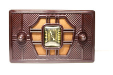 Radio antigua RESTAURADA Y FUNCIONANDO AÑOS 30 SIN GRIETAS BAQUELITA ÚNICA VINTAGE