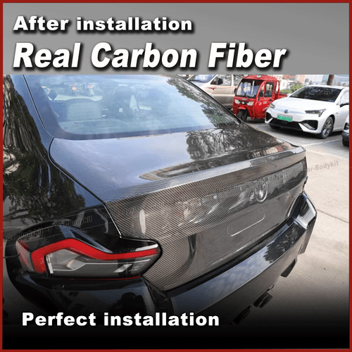 Carbon Heckklappe Kofferraum Deckel Spoiler Passt für BMW G87 M2 Coupe 2023-2024 - Picture 8 of 12