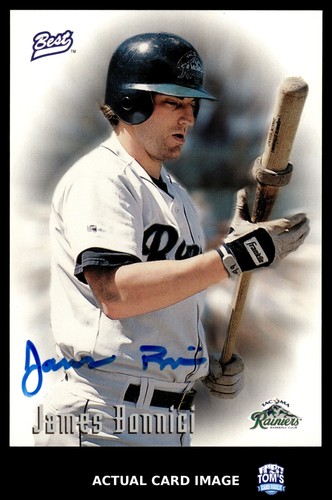 1996 Best #NNO JAMES BONNICI Tacoma Rainiers AUTO EX-NM - Bild 1 von 4