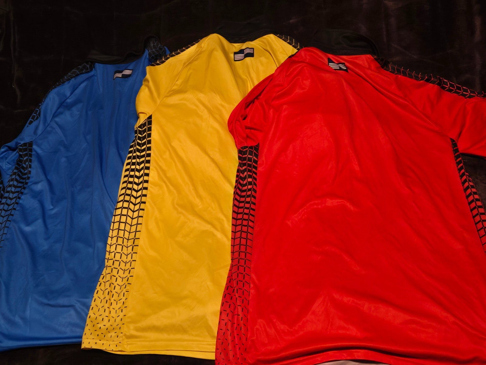 NISOA Official Sports Soccer Referee Uniform Jersey Men’s Large LOT of 3