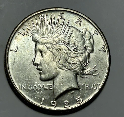 1925 S PEACE DOLLAR AU-BU