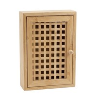 HäNgender SchlüSselschrank Kizu, 19 X 27 X 6 Cm, Bambus
