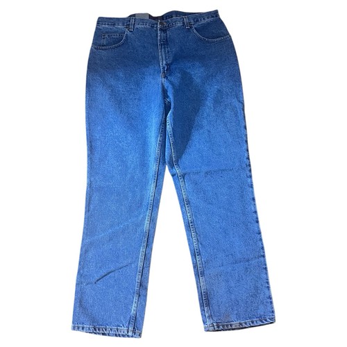 Men's Relaxed Jeans NEW Geoffrey Beene Denim Blue Tag 40x32 measured Size 40x32 - Picture 1 of 3