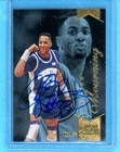 2014 Flair Showcase Alonzo Mourning ON CARD AUTO HOYAS