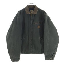 Carhartt 90S Detroit Jacket Lining Blanket Zip Up Khaki J97M0S No.ch544