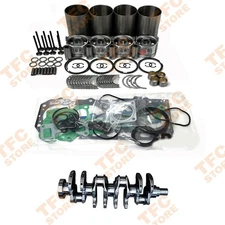 2C 2CT 2C-T Overhaul Rebuild Kit + Crankshaft For TOYOTA Engine STD New