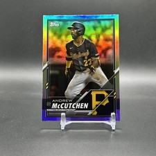 2025 Topps Lids Series 2 Exclusive Mitchell & Ness Rainbow Foil Andrew McCutchen