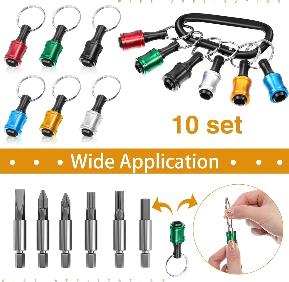 60-Piece Hex Shank Screwdriver Bit Holder Set - Image 4 of 4