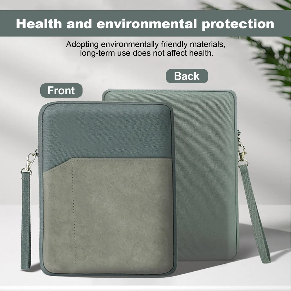 9-11" Tablet Sleeve For iPad 11-inch A16 2025 Air Pro Protective Bag with Pocket - Image 4 of 4