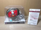 Mike Evans Signed Tampa Bay Buccaneers Riddell Mini Helmet + JSA COA.