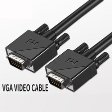 VGA 3 6 Male to Male Cable 1080p Full HD For Computer Monitor Connection New