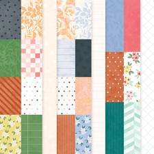 SQUARE SNIPPETS 12" x 12" Designer Paper Pack NEW Stampin' UP