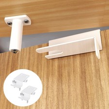 Childproof Door Locks 2 PCS White Heavy-Duty Metal for Top of Interior Door