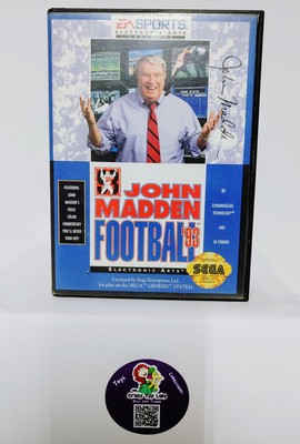 John Madden Football '93 (Sega Genesis, 1993) Tested/Works!