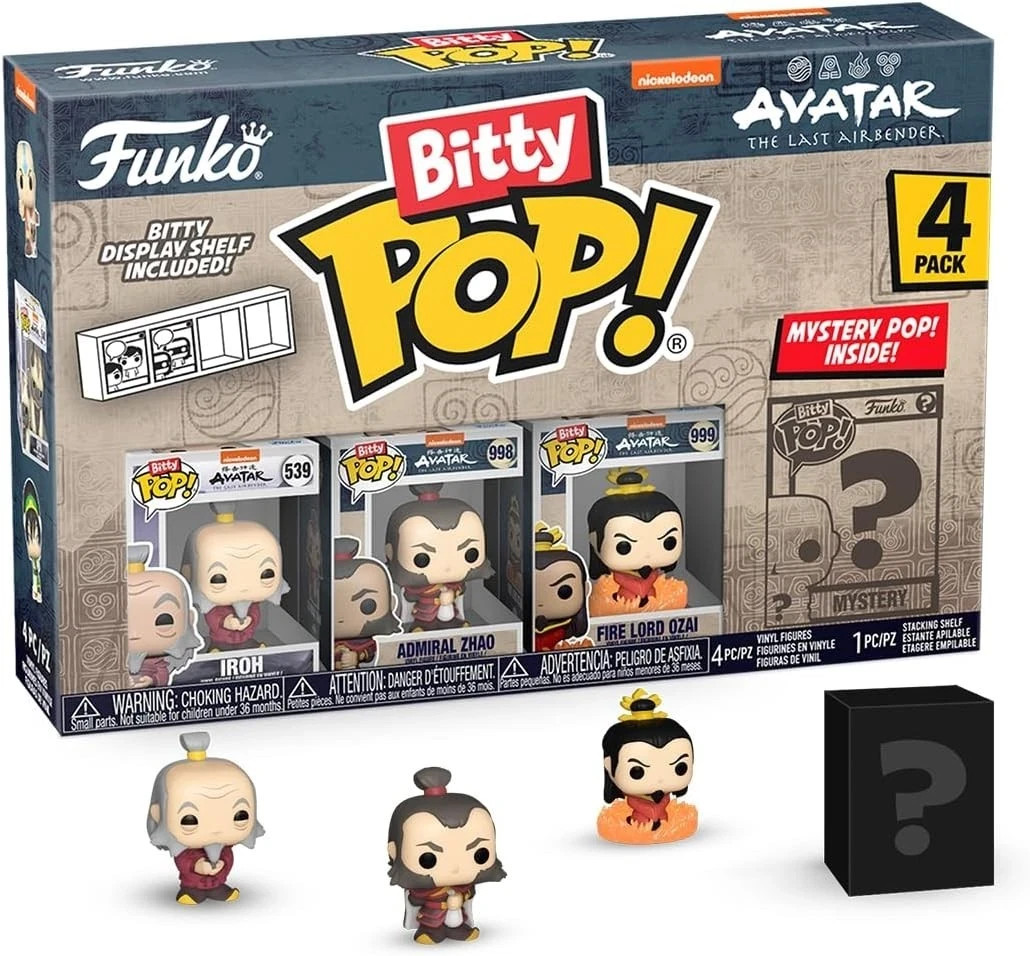 Funko Bitty POP! Avatar The Last Airbender - 4 Pack - Boxes Opened/Damaged