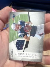 2010 Panini Rookies & Stars - Cross Training Rob Gronkowski #26 Materials...