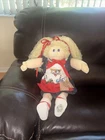 Vintage  cabbage patch soft sculpture doll 1989 birth certificate NWT