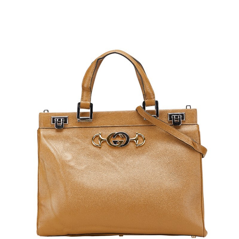 GUCCI Zumi Leather Shoulder Bag 2-Way Handbag Style 564714 186900