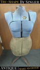 ✨Vintage✨ Tru-Shape By Singer Fully Adjustable Dress Form with Cast Iron Base
