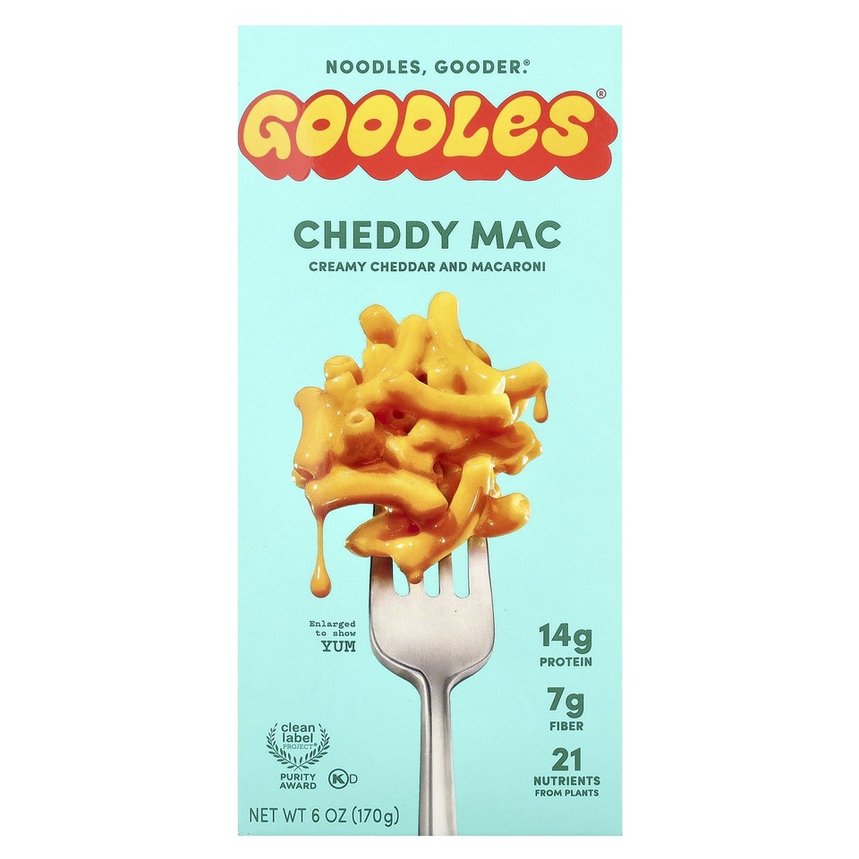 Cheddy Mac, Creamy Cheddar and Macaroni, 6 oz (170 g)