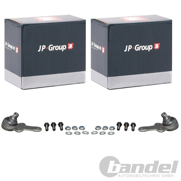 2X JP Group Traggelenke Unten Vorne Beidseitig Passend FüR Ford Focus-image