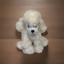 Ganz Webkinz Lil Kinz White Poodle Dog Plush Stuffed Animal NO CODE