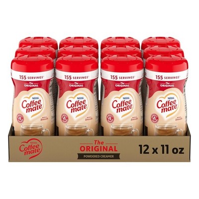 NESTLE COFFEE-MATE Coffee Creamer, Original, 11oz powder creamer, Pack of 12