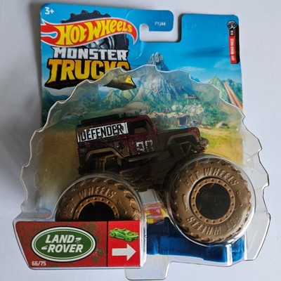 Hot Wheels Monster Trucks Land Rover Defender 90 Off-Road Race 04/05 FYJ44 HCP88