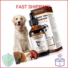 Turkey Tail Mushroom for Dogs, Mushroom Blend, Turmeric  Probiotic for Immune,