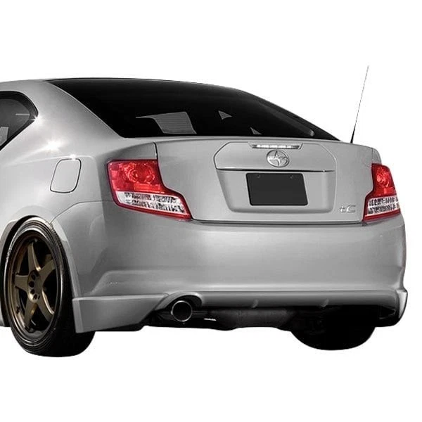 For Scion tC 11-13 X-5 Style Fiberglass Rear Add On Bumper Extensions Unpainted - Изображение 3 из 4