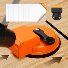 Heavy Duty Floor Gap Fixer Tool: with 10 Sticky Pads & 1 Glue Scraper,Enhanced S