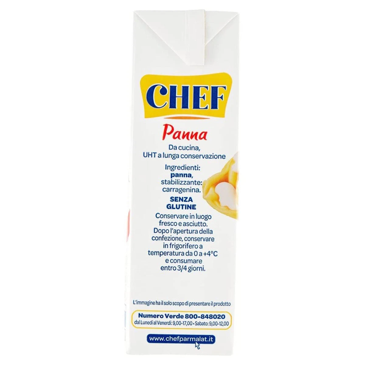 Parmalat Chef Kochsahne 6x500g haltbare Sahne cremig Pasta Saucen Vorrat +Polpa