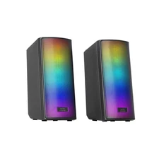 MARSGAMING MSRGB2, Bluetooth 5.3 Speakers 15W, DSP Sound Processor, Dynamic RGB 
