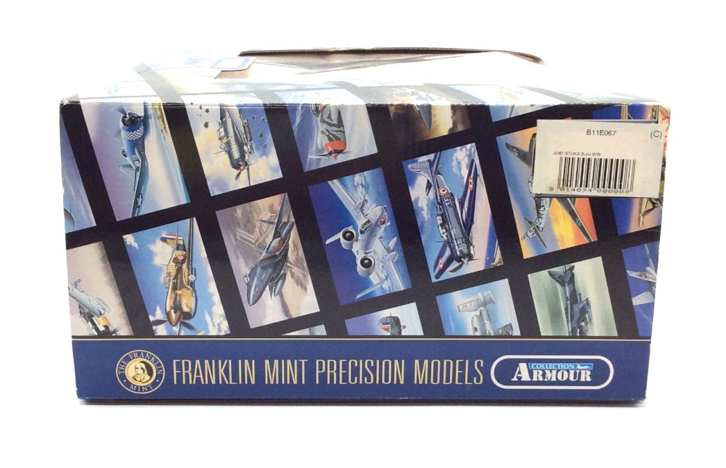Franklin Mint Armour 1/48 B11E067 JU-87 Stuka EUROPE BALKANS