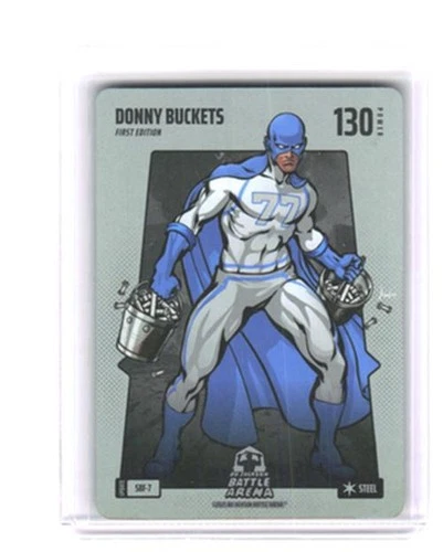 Bo Jackson Battle Arena - Donny Buckets STEEL Silver Battlefoil -SBF-7