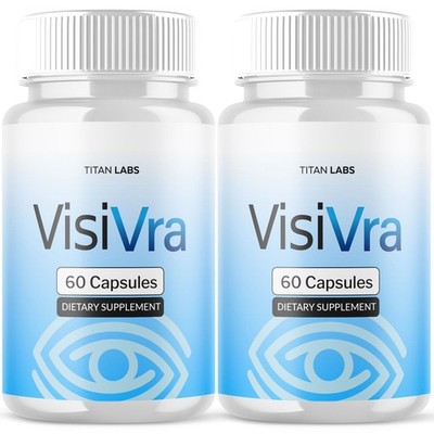 (2 Pack) VisiVra Vision Support Healthy Eye Function Visi Vra 120 Capsules