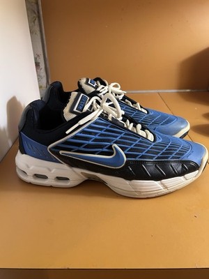 HTF! Vintage 2006 Nike Air Max Plus Drift Black Dragon Black & Blue Size M 12.5