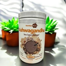 Nutrition Works Ashwagandha  Stress Support Adaptogen. Super Food,60 Calories.