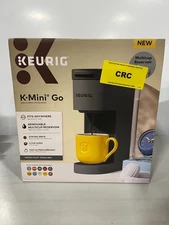 Keurig 42 oz K-Mini Go Coffee Maker Gray Single-Serve K-Cup Pod Brewer