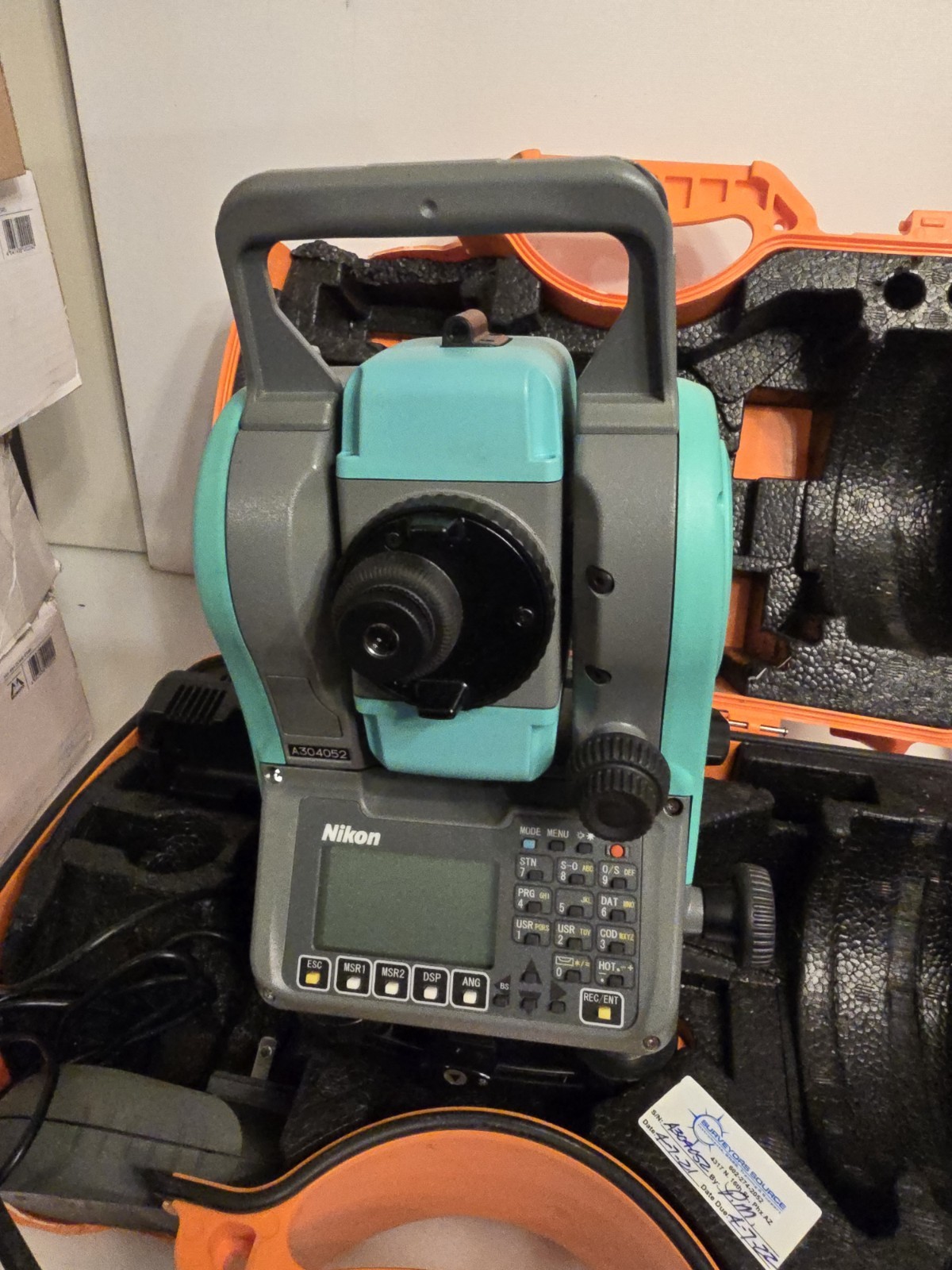 Nikon Nivo 5.M 5 Sec Total Station Reflectorless Distance Measurement W/ Charger