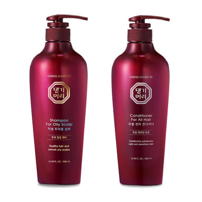 - Oily Scalp Care Shampoo & Conditioner Set, Refreshing and Strengthening the Oi