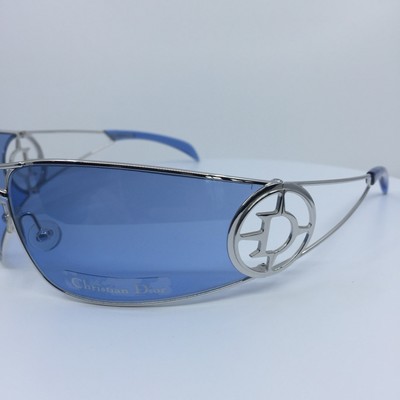 New Vintage CHRISTIAN DIOR Calandre Sunglasses C. 51R Shiny Silver