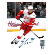 ELMER SODERBLOM Signed Detroit Red Wings 8 X 10 Photo - 70102